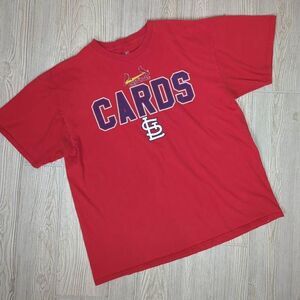 MLB Men’s XL Saint Louis Cardinals Red Baseball Short Sleeve T-Shirt